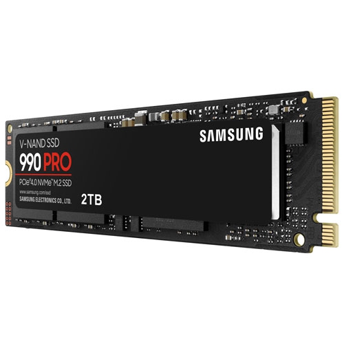 Remis à neuf disque SSD interne NVMe PCIe 990 Pro 2 To de Samsung (MZ-V9P2T0 B/AM) - Anglais