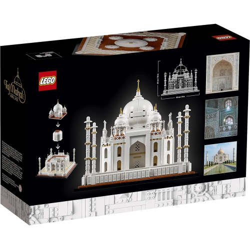 Lego Architecture Taj Mahal 21056 Building Set - Landmarks Collection, Display Model, Collectible Home Décor Gift Idea and Model Kits for Adults and