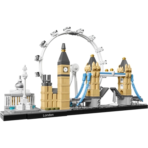 LEGO Architecture London Skyline 21034 Collectible Model Building Kit with London Eye, Big Ben, and Tower Bridge, Office Home Décor, Skyline