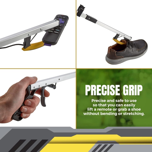 Medca – Outil de ramassage de la pince à bras large avec embout magnétique | Léger et durable | Rallonge intérieure et extérieure Accessoire de