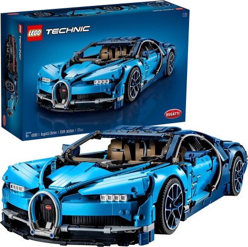 LEGO Technic : Ensemble de construction voiture de course Bugatti Chiron  42083 et jouet d'ingénierie, voiture sport de collection adulte avec moteur  à échelle (3599 pièces)