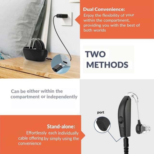 Amplificateur d'audition numérique - amplificateur d'amplification auditive personnel, amplificateur d'audition numérique rechargeable avec autonomie