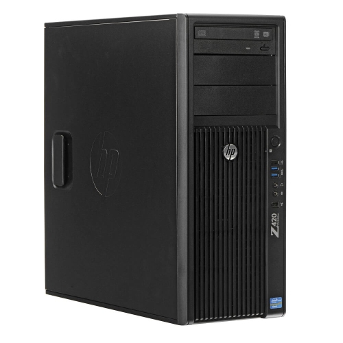 Refurbished (Good) - HP Z420 Workstation E5-1620 V2 Quad Core 3.7Ghz 64GB  500GB Quadro 4000 Win 10