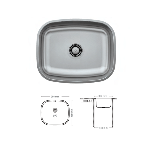 Classic Stainless Steel Handmade Kitchen Sink Best Buy Canada   17610455 