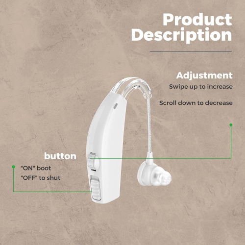 Amplificateur d'audition numérique - amplificateur d'amplification auditive personnel, amplificateur d'audition numérique rechargeable avec autonomie