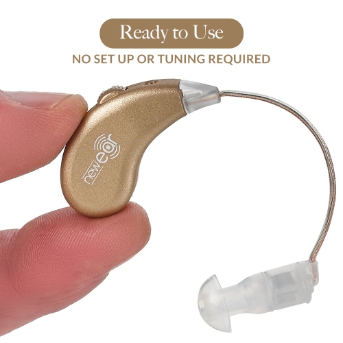 Amplificateurs auditifs numériques - paire d'amplificateurs audio personnels rechargeable BTE avec station d'accueil USB - amplificateur audio