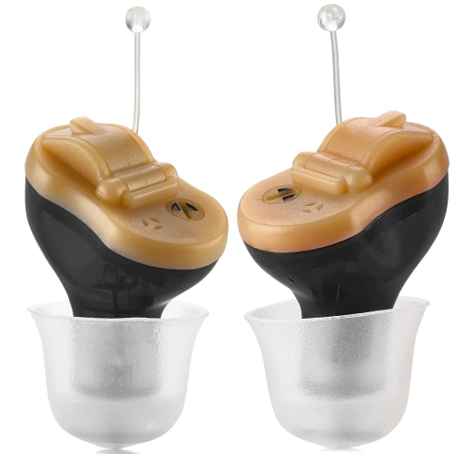 Premium Digital Hearing Amplifier - Invisible in Canal In-Ear Mini Sound Enhancer Set, Near-Invisible, Noise Cancelling, Sound Hearing Amplifier,