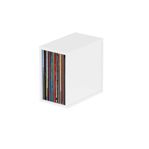 Reloop – rangement pour DISQUES vinyle, BOÎTE-55-WHT, blanc