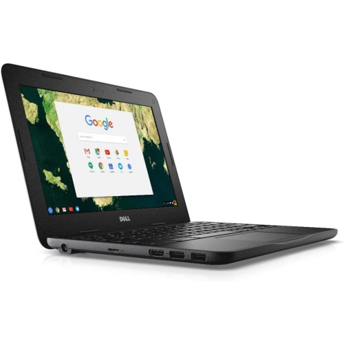 Dell Chromebook 3180 11.6" - Celeron N3060 - 2GB - 16GB eMMC - Chrome OS - Black by DELL - Refurbished condition - Image 3