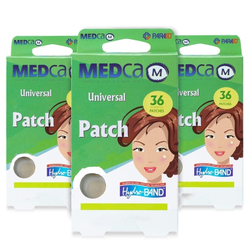 MEDCA  Acne Care Pimple Patch Absorbing Cover - Hydrocolloid Bandages (108 Count) Two Universal Sizes, Acne Spot Treatment for Face & Skin Spot Patch