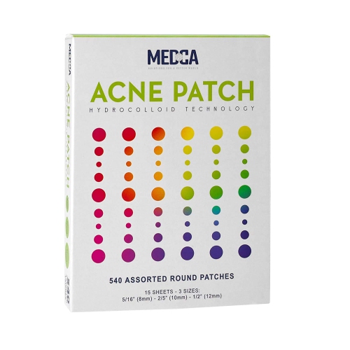 Acne Patches for Face - Hydrocolloid Bandage Pimple Patch in 3 Universal Size, Acne Spot Treatment Care for Face & Skin Spot Patch, Acne, Reduces