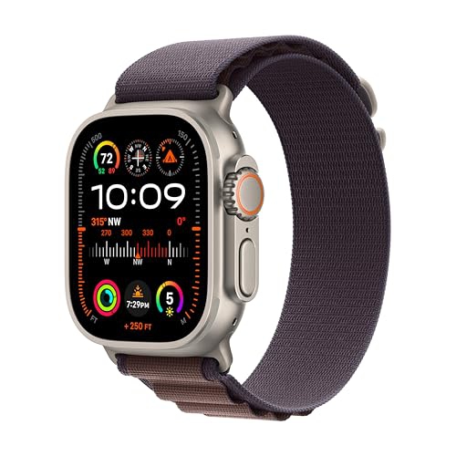 APPLE  Watch Ultra 2 [Gps + Cellular 49Mm] Smartwatch With Rugged Titanium Case & Indigo Alpine Loop, Medium (Carbon Neutral) In Multicolor [This review was collected as part of a promotion