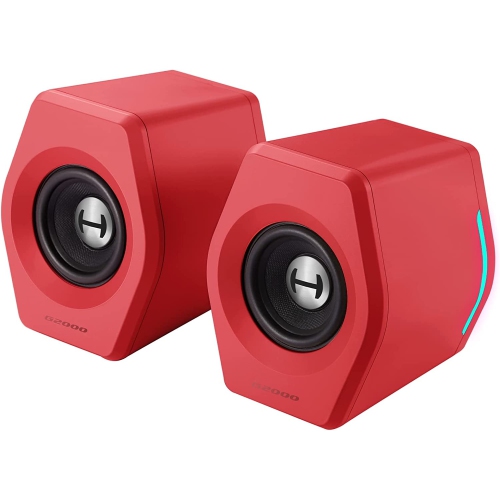 EDIFIER  Hecate G2000 32W RGB Gaming Computer Speakers – In Red Very good sound for just a pair of speakers without an added bass speaker