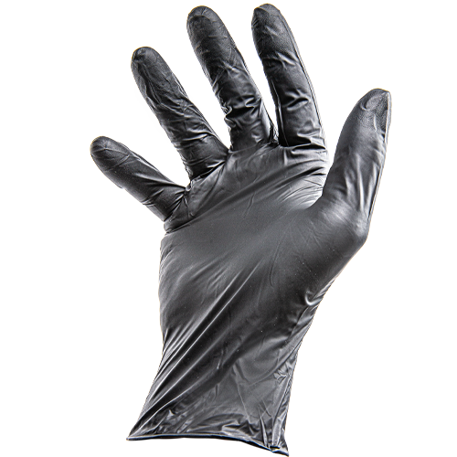 Gants en nitrile TightGripps 8&nbsp;mil, noirs, très grand