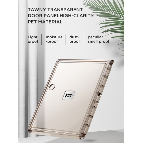 AntBox Shoe Box 8 layers 8 grids Brown, Portable Shoe Organizers Storage Boxes with Magnetic Door, Easy Assembly