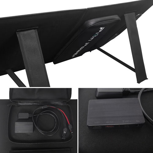 Panneau solaire repliable SP100W de Pion Power - 100 W