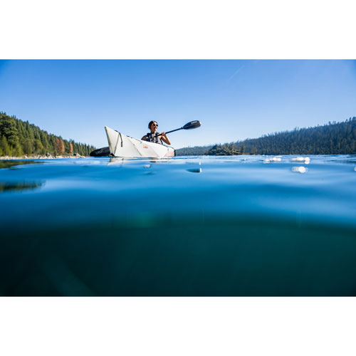Kayak pliable de 9 pi avec pagaie Lake d'Oru Kayak - Blanc