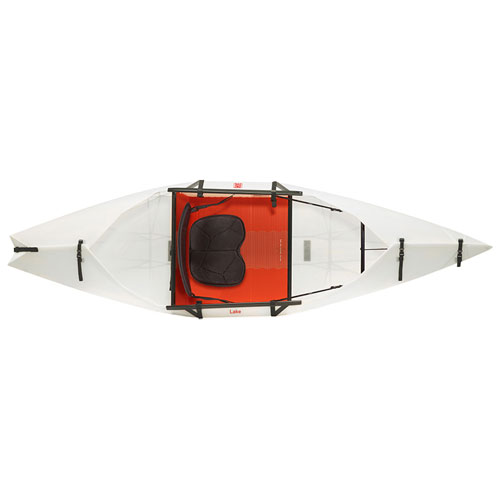 Oru Kayak Lake+ 9 ft. Foldable with Paddle - White