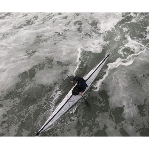 Oru Kayak Coast XT 16 ft. Foldable Kayak with Paddle - White