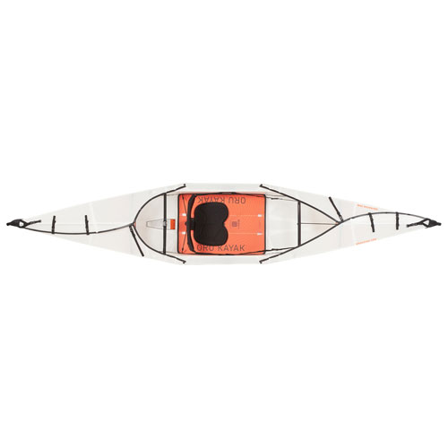 Oru Kayak Beach LT 12 ft. Foldable Kayak with Paddle - White