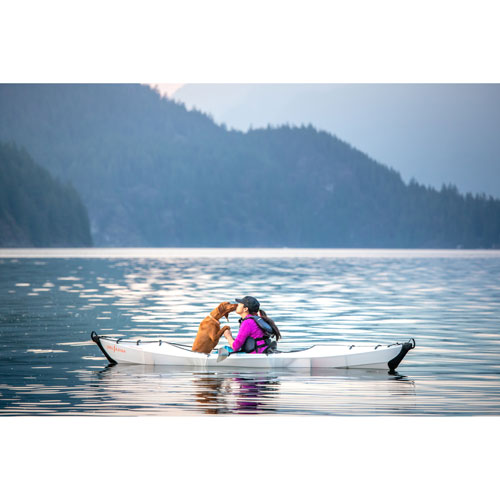 Oru Kayak Beach LT 12 ft. Foldable Kayak with Paddle - White