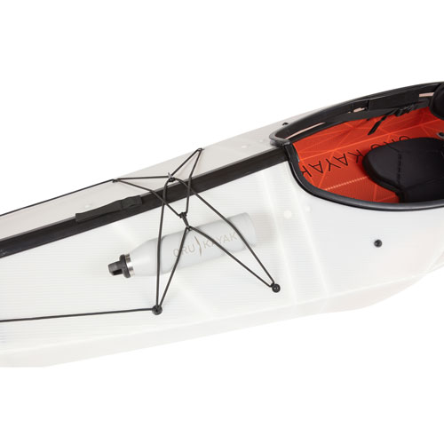 Oru Kayak Bay ST 12 ft. Foldable Kayak with Paddle - White