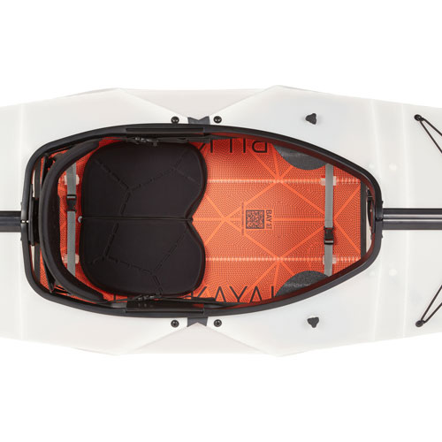 Oru Kayak Bay ST 12 ft. Foldable Kayak with Paddle - White