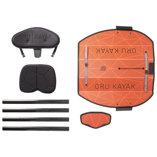Oru Kayak Bay ST 12 ft. Foldable Kayak with Paddle - White