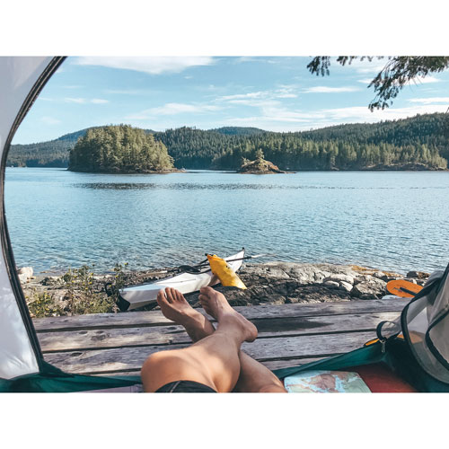 Oru Kayak Bay ST 12 ft. Foldable Kayak with Paddle - White
