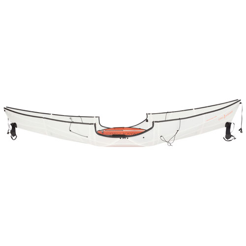 Oru Kayak Bay ST 12 ft. Foldable Kayak with Paddle - White