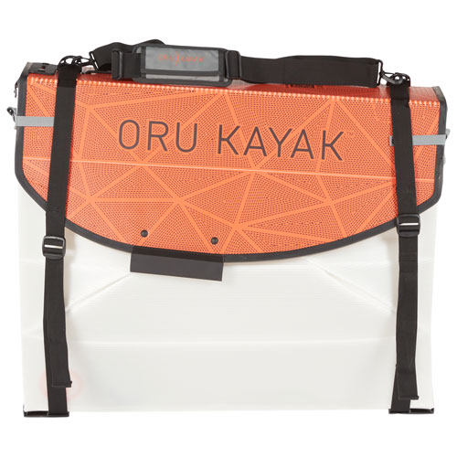 Oru Kayak Bay ST 12 ft. Foldable Kayak with Paddle - White