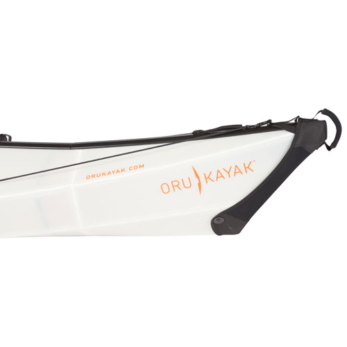 Oru Kayak Bay ST 12 ft. Foldable Kayak with Paddle - White
