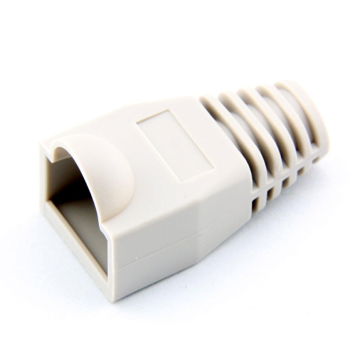 100-Pack CAT5E CAT6 RJ45 Ethernet Network Cable Strain Relief Boots - White