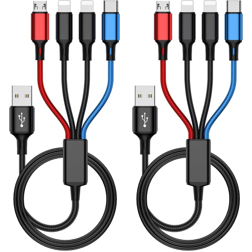 4 in 1 multi usb charging cable with data transfer - Best Buy