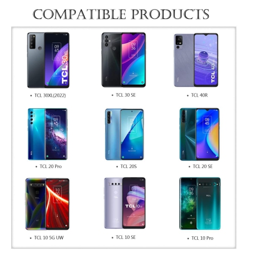 USB C Charging Cable for TCL 10L, TCL 10 5G UW, TCL 10 Plus, TCL 10 SE, TCL 10 Pro, TCL 20 Pro 5G, TCL 20S, TCL