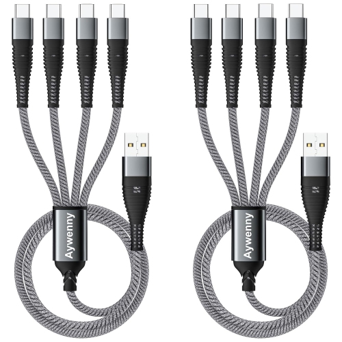 4 in 1 multi usb charging cable with data transfer - Best Buy