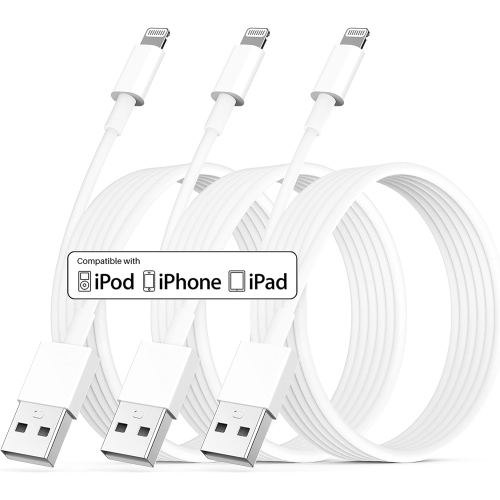 Certifié MFi par Apple] Chargeur iPhone, 10 pi 3, câble