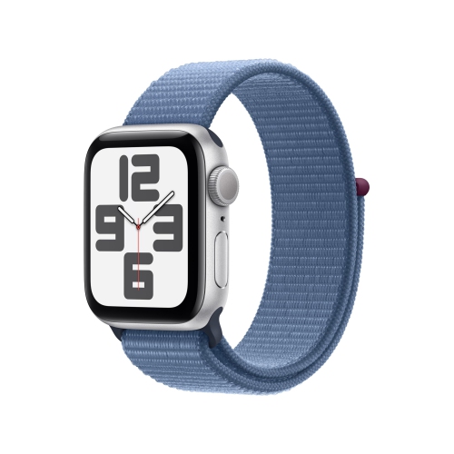 APPLE  Watch Se (2Nd Gen) [Gps 40Mm] Smartwatch With Silver Aluminum Case With Winter Blue Sport Loop. Fitness & Sleep Tracker, Crash Detection, Heart Rate Monitor, Carbon Neutral Their friendly and professional demeanor made my shopping experience at Best Buy memorable
