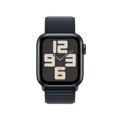 Boîte ouverte - Montre intelligente Apple Watch SE [GPS 40&nbsp;mm] avec boîtier en aluminium minuit et bracelet sport minuit