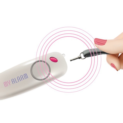 Pro-4 My Alarm Handheld Emergency Alarm With Pull-Cord Activation and Built-In LED Mini Light, 2 AAA Batteries Included