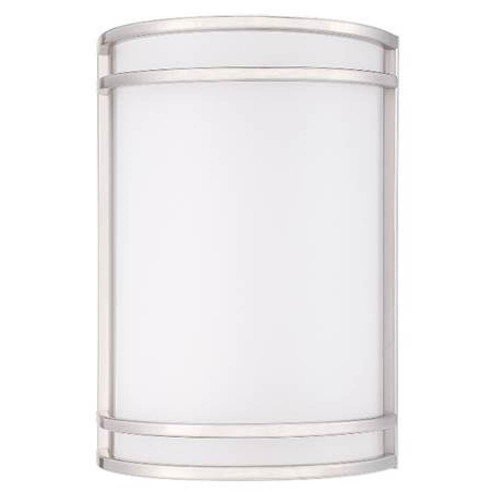 Strak LED LED Wall Sconce Brush Nickel 15W = 100W 3000K Dimmable CETL Dimmable