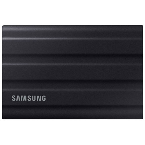 Disque SSD externe USB 3,2 T7 Shield 4&nbsp;To de Samsung - Noir - remis à neuf (bon état)