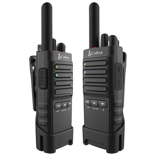 Cobra FRS 2-Way Walkie Talkies (PX650BIL) - 2-Pack