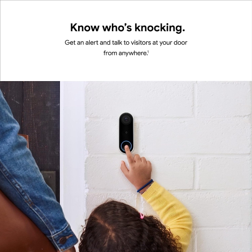 Google Nest Hello Doorbell | Wired - NC5100EF - Open Box like New - White by GOOGLE - Open Box condition - Image 3