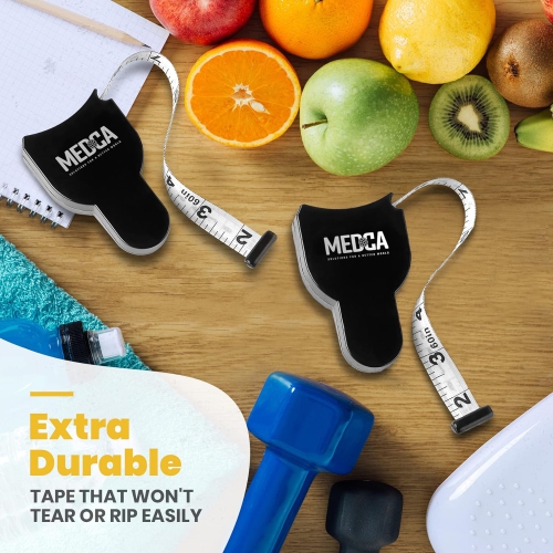Ruban à mesurer Body Tape Measure - rubans à mesurer pour moniteurs de poids corporel et adipeux, règle à mesurer rétractable (pouces et cm) pour une