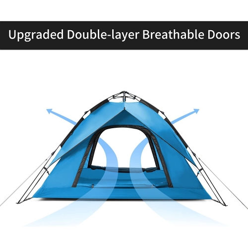 Naturehike Instant 3 Person Pop Up Tents Beach Dual-Purpose Pergola-Waterproof