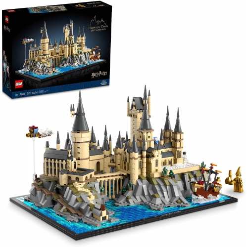 LEGO Harry Potter Hogwarts Castle and Grounds 76419 Building Set, Gift Idea for Adults, Buildable Display Model, Collectible Harry Potter Playset, Re