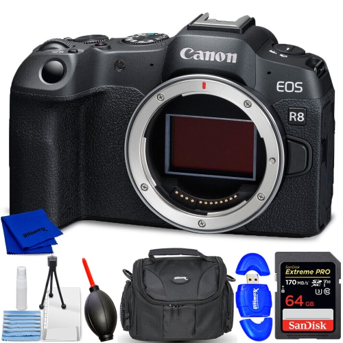 Appareil photo sans miroir EOS R8 de Canon 5803C002 - Ensemble d'accessoires  7PC