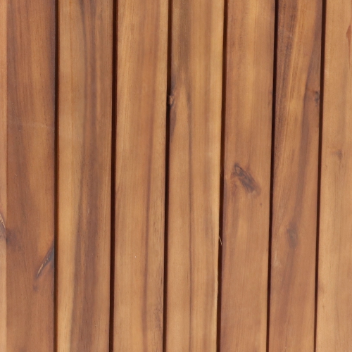 Sunnydaze 2-Piece Square Wood Planter Box with Liner - Light Brown