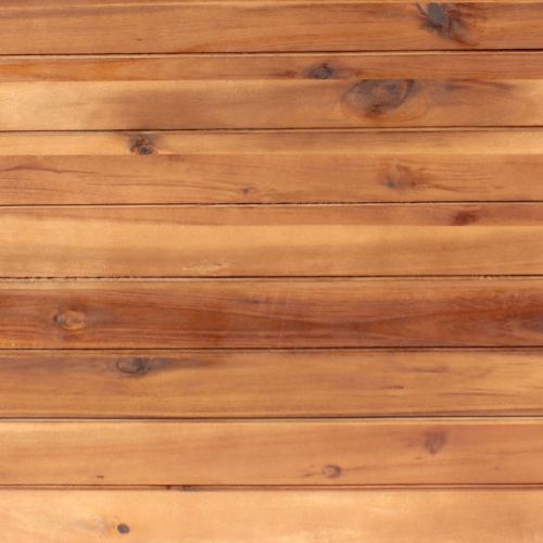 Sunnydaze 3-Piece Square Wood Planter Box with Liner - Light Brown